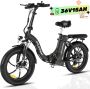 Colorway BK6S1 Elektrische Fiets Opvouwbare E-bike 20 Inch Fatbike 36V 12AH 25km h 7 Versnellingen IP54 Waterdicht |blauw - Thumbnail 2