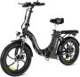 Hitway Elektrische Fiets BK9 26*4.0 Inch Fatbike Off-road E-Bike met 80km Bereik Krachtige 250W Motor en Comfortabel Zadel 7 Versnellingen IP54 Waterdicht - Thumbnail 2