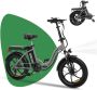 Colorway BK6S1 Elektrische Fiets Opvouwbare E-bike 20 Inch Fatbike 36V 12AH 25km h 7 Versnellingen IP54 Waterdicht |zilver - Thumbnail 2