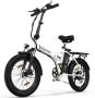 Hitway Elektrische Fiets E-Bike Opvouwbaar 20 Inch City Commuter EBike-7 Versnellingen IP54 Waterdicht Geel - Thumbnail 1