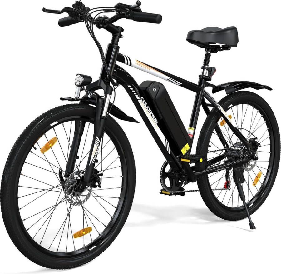 Colorway Elektrische Fiets BK15 26Inch Mountain EBike met Afneembare 36V 15Ah Lithium Batterij City Commuter E-Bike met 250W Motor 7 Versnellingen IP54 Waterdicht