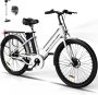 Colorway Elektrische Fiets BK6G Trendy 20*3.0 Inch Fat Tire City Commuter EBike met Afneembare 36V 12Ah Lithium Batterij Opvouwbaar Mountain E-Bike met 250W Motor IP54 Waterdicht - Thumbnail 1