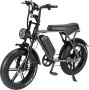 Comfort Inz V8 5.0- Fatbike Elektrische Fiets E Bike Hydraulische Rem Model 15 Ah Accu 250W Donker Grijs - Thumbnail 1