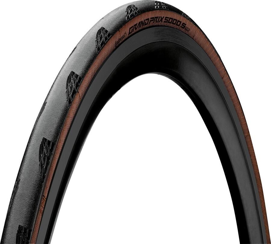 Continental Grand Prix 5000 S TR Racefiets Band 28mm Zwart Transparant