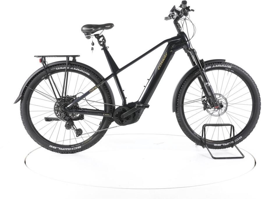 Conway Cairon SUV 7.0 Elektrische trekkingfiets Bosch Accu 750Wh 28 2024 zwart