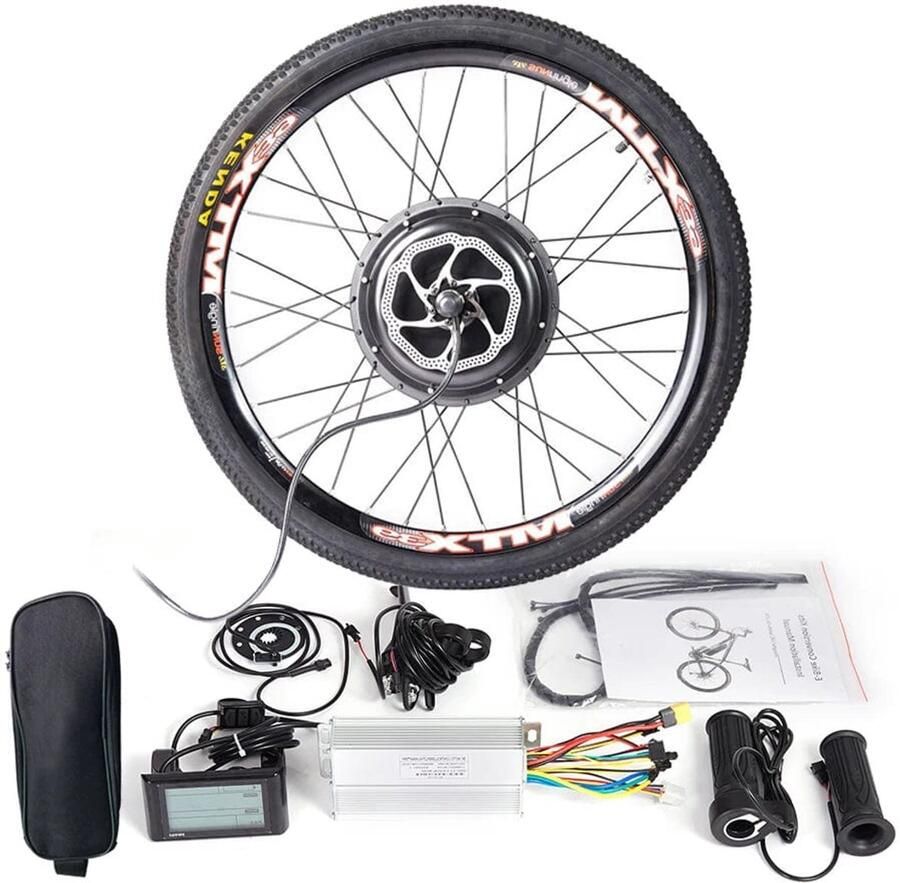 Corenia Ebike Conversiekit – Elektrische Ombouwset – Fiets Motor Kit – E-Bike Ombouwset – Elektrische Fiets Kit – 48V – 1500W Krachtige Motor – Geschikt Voor 29 Inch Wielen