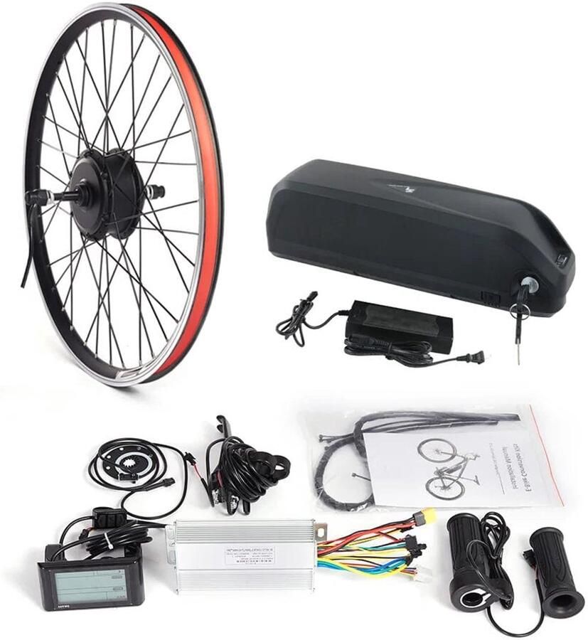 Corenia Elektrische Fiets Ombouwset – E-Bike Kit – Fiets Conversie – Elektrisch Fietsset – Fiets Motor Kit – 36V 250W Achterwielmotor – 36V 15Ah Accu – 26 Inch Wiel