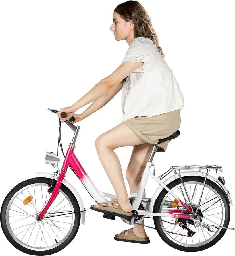 Corenia Kinderfiets – sfiets – sfiets – Fiets Voor Kinderen – 20-Inch – 6 Versnellingen – Verstelbaar Stuur En Zadel