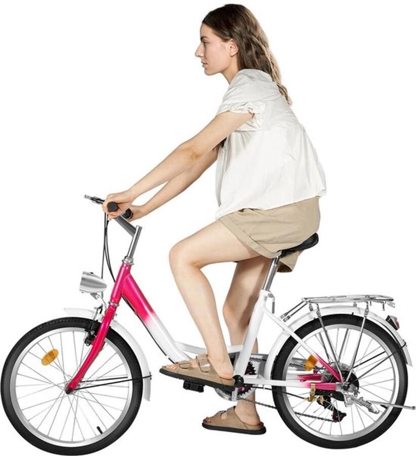 Corenia Kinderfiets – sfiets – sfiets – Fiets Voor Kinderen – 20-Inch – 6 Versnellingen – Verstelbaar Stuur En Zadel