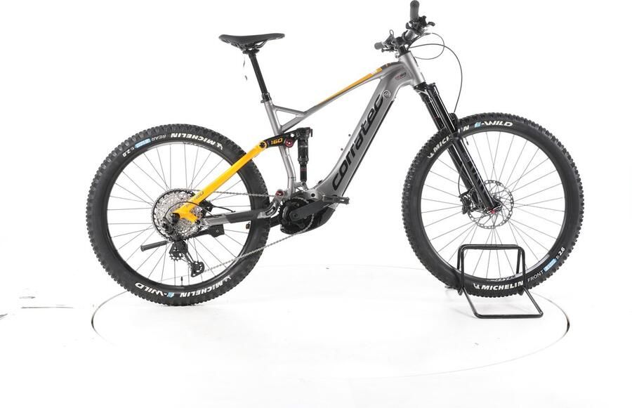 Corratec E-Power RS 160 Pro Elektrische full-suspension mountainbike Bosch grijs
