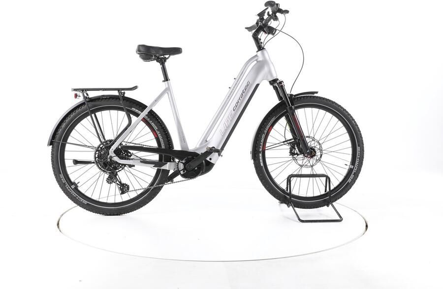 Corratec Life CX7 Elektrische trekkingfiets Bosch Accu 750Wh 27 5 2024 zilver