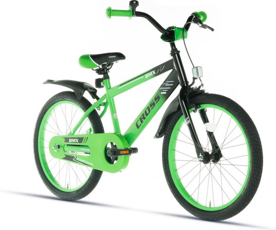 Cortego BMX Cross groen 18 Inch Jongensfiets Kinderfiets