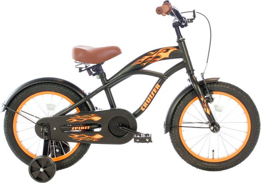 Cortego Cruiser Jongensfiets Oranje 12 Inch Kinderfiets voor 2 tot 4 Jaar