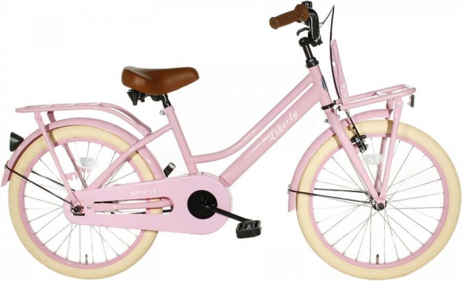 Cortego Liberty 22 Inch Meisjesfiets Roze Kinderfiets Transportfiets