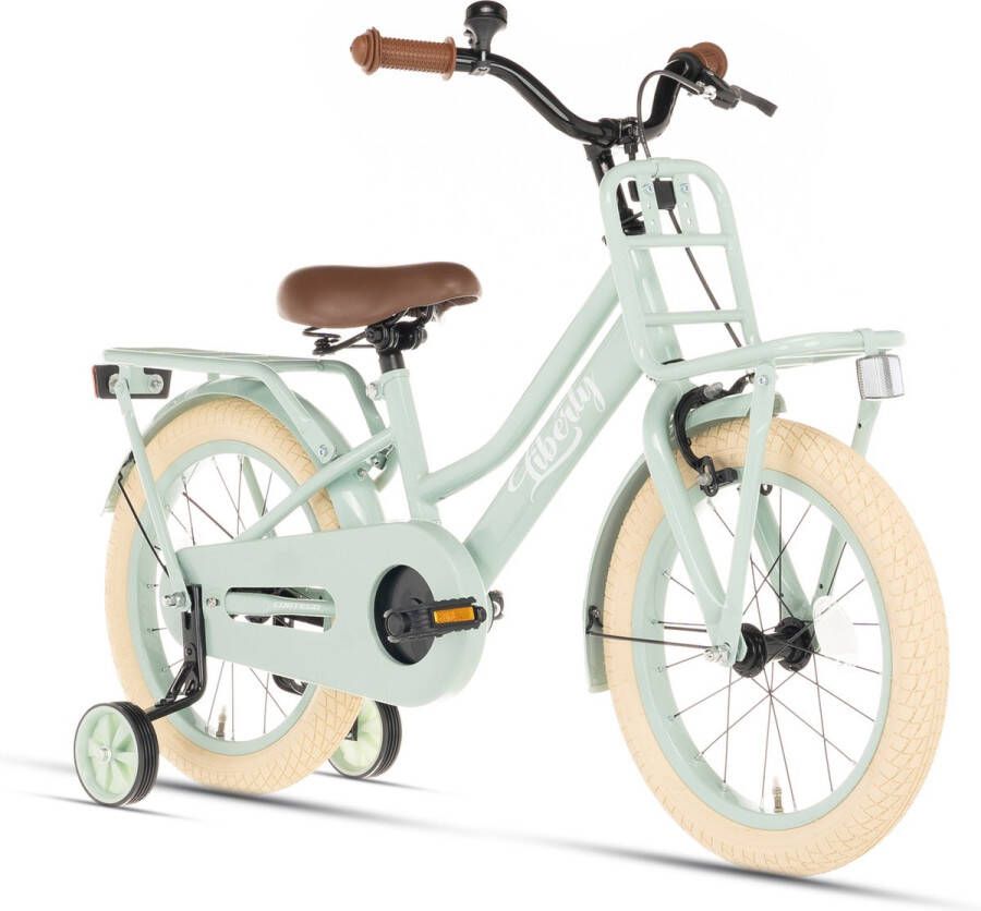 Cortego Liberty Kinderfiets 16 Inch Groen Meisjesfiets Met Zijwieltjes