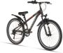 Cortego Ranger Jongensfiets 24 inch Zwart 7 Versnellingen Kinderfiets Mountainbike inclusief spatborden - Thumbnail 1