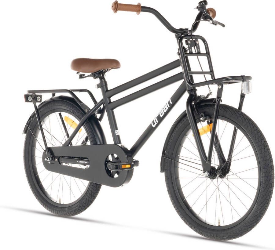 Cortego Urban Jongensfiets Mat Zwart 20 inch