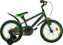 Cortego Valcon Jongensfiets Groen 14 Inch Kinderfiets 2 3 & 4 Jaar 85-100 cm Inclusief Zijwielen - Thumbnail 1