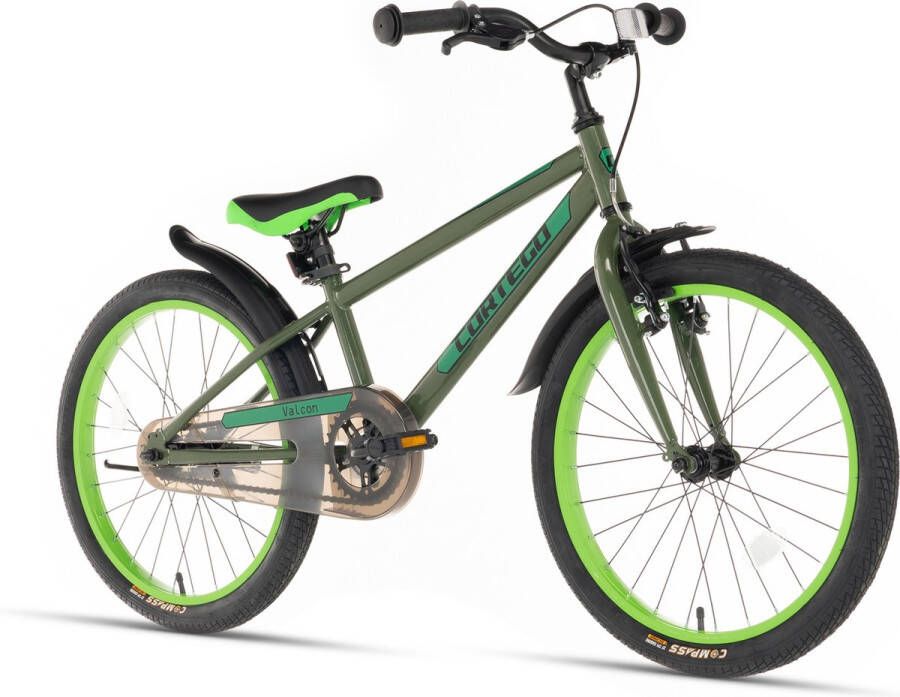 Cortego Valcon Jongensfiets Groen 20 Inch Kinderfiets 5 6 & 7 Jaar 120-135 cm