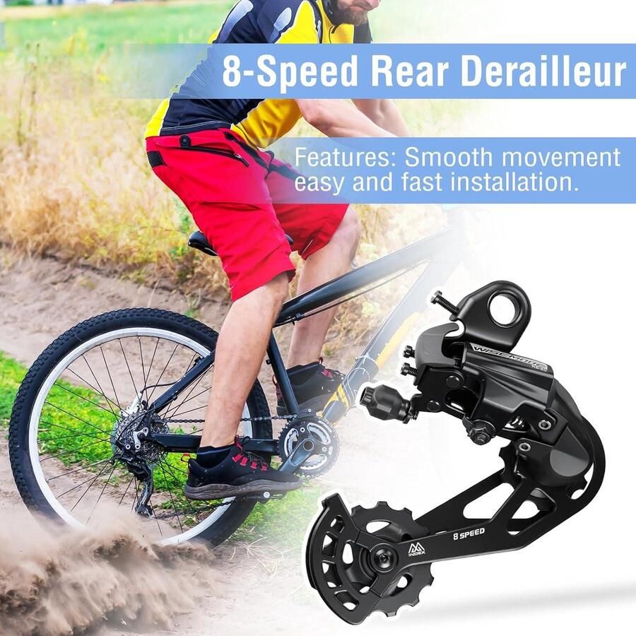 Cosensi 6 7 8 9 speed fiets achterderailleur geschikt voor mountainbike stadsfiets en racefiets met hoge kwaliteit en prestaties