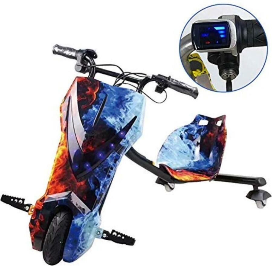 Covidpen Drift Trike Firebird 3 versnellingen zonder vering