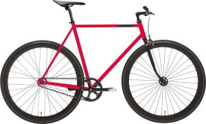 Creme Vinyl Uno Singlespeed Vaste Versnelling neon rood