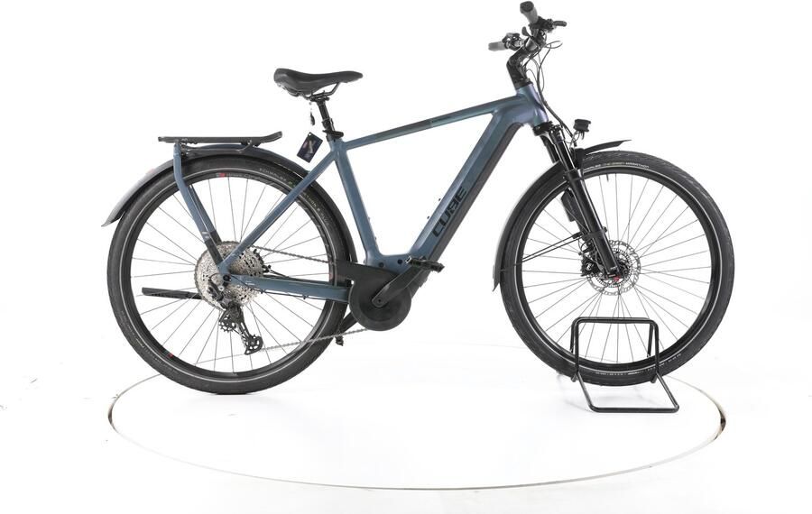 Cube Kathmandu Hybrid Elektrische trekkingfiets Bosch Accu 750Wh 28 2023 blauw