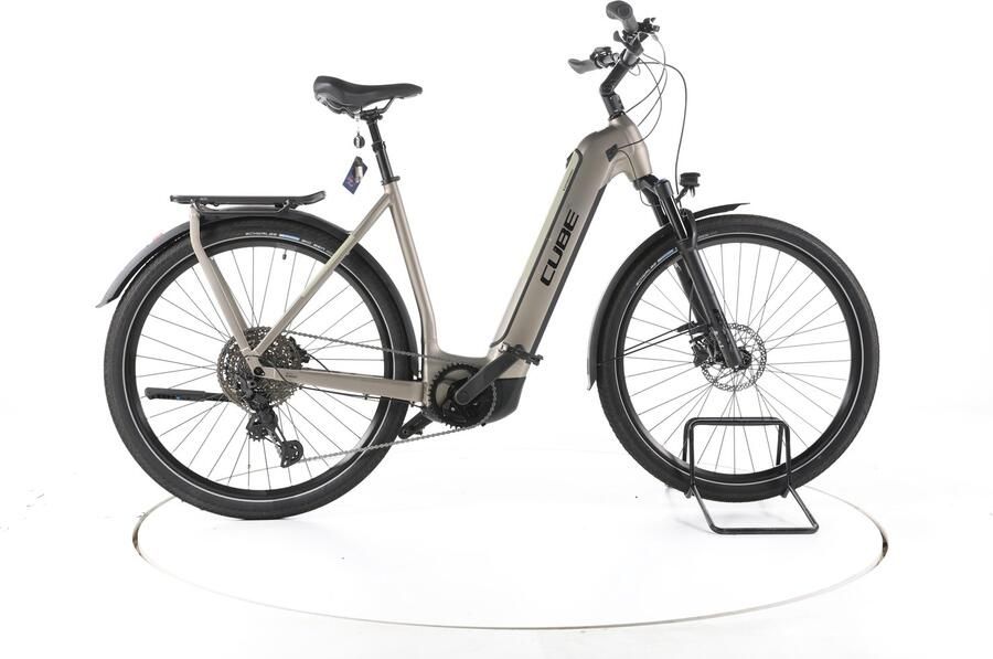 Cube Kath du Hybrid Pro 750 Easy entry 58 Elektrische trekkingfiets Bosch 28