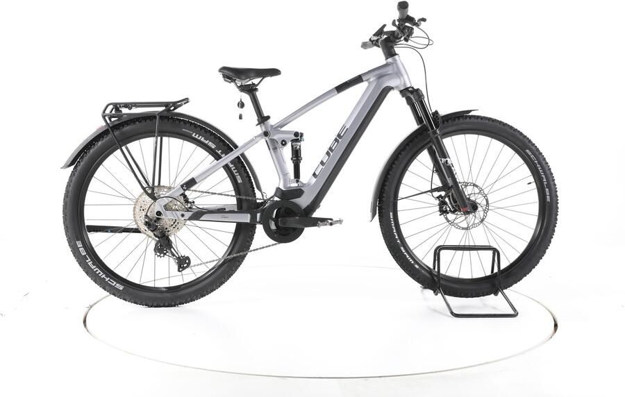 Cube Stereo Hybrid 120 Race Allroad SUV E-Bike Bosch Accu 750Wh 29 2023 zilver