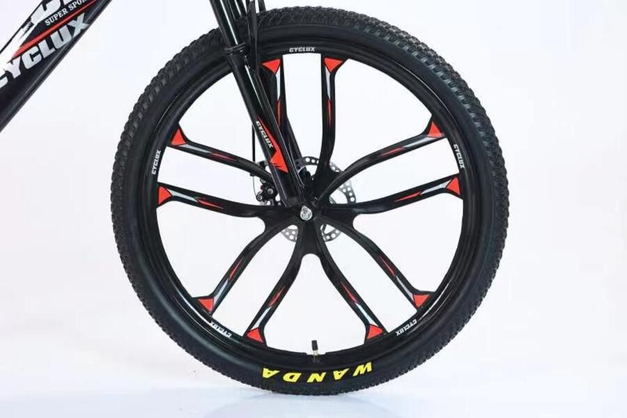Cyclux Road Bike Jongensfiets Mtb 26 Inch 21 Speed Shimano Rood - Foto 1