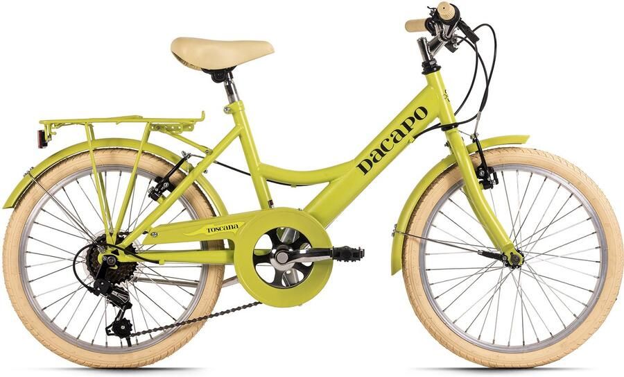 Dacapo kinderfiets 20 Toscana groen framemaat 36 cm 6 versnellingen