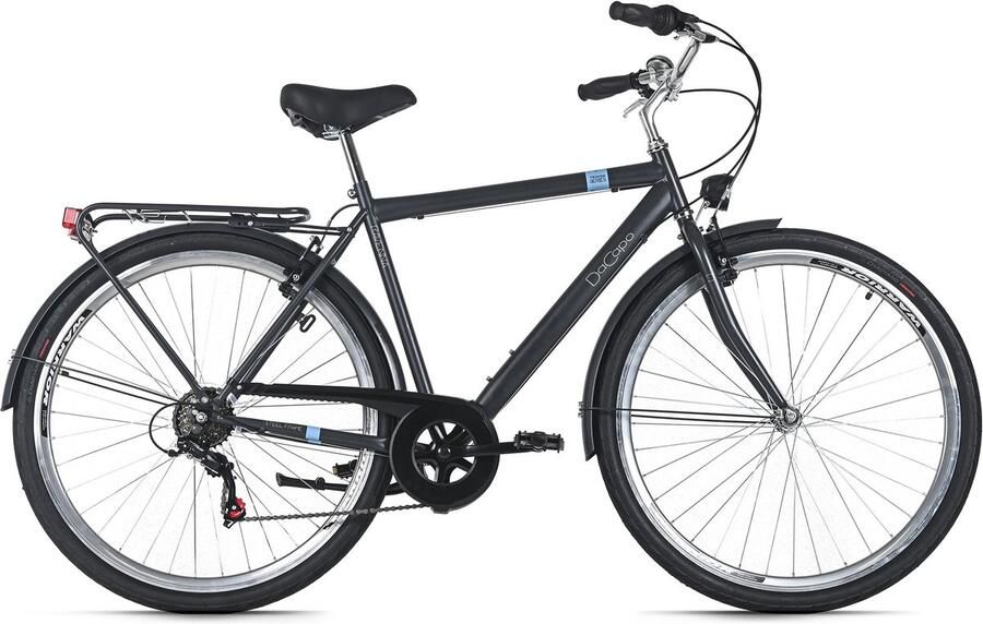 Dacapo Trekkingfiets Heren 28 Ravenna 6 Antraciet 6 Versnellingen Framemaat 48 cm