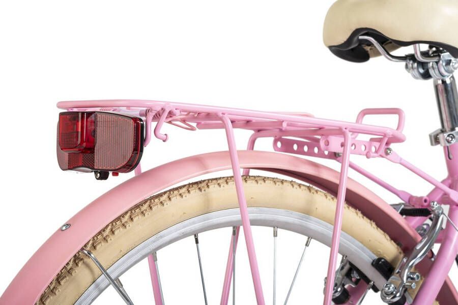 Dacapo Fiets kinderfiets 24'' Toscana vintage roze 6 versnellingen RH 41 cm 41 cm - Foto 2