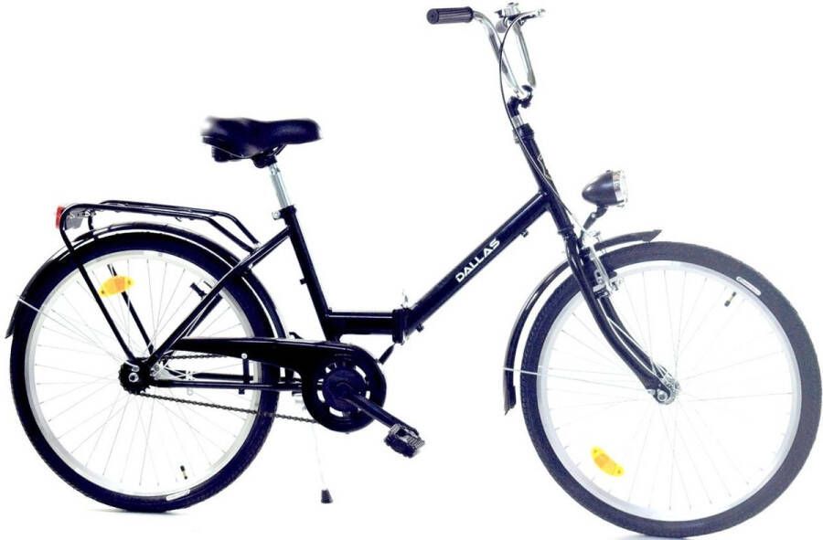 Dallas bike Dallas Vouwfiets 24 inch zonder versnellingen zwart