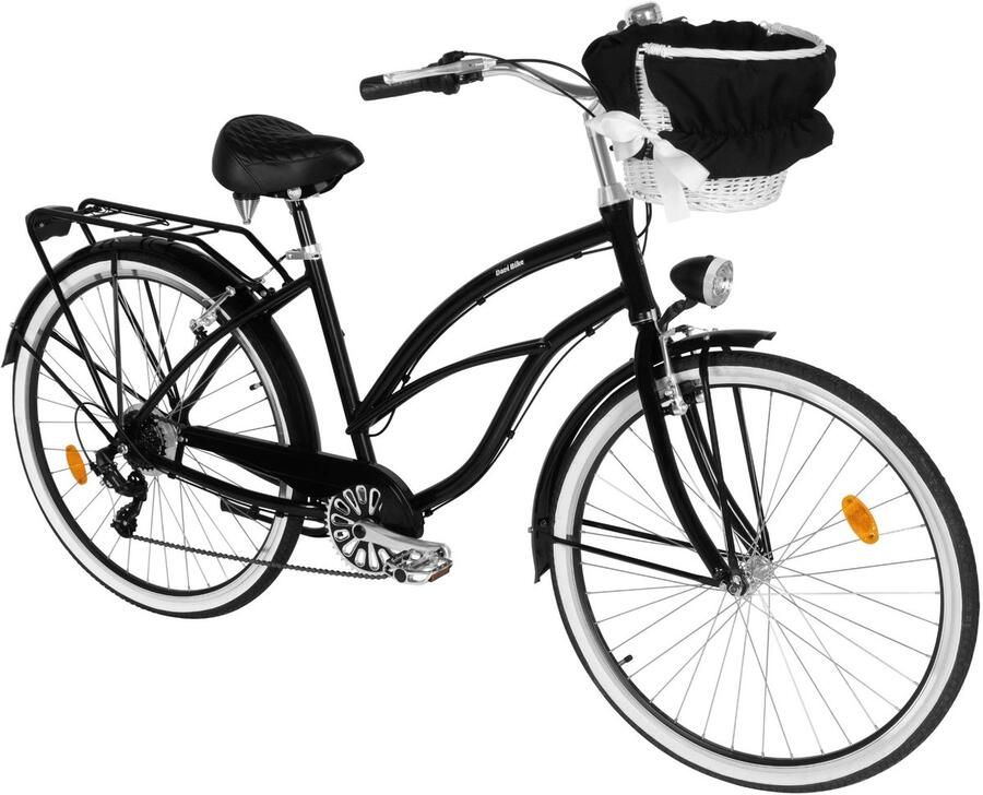 Davi Bianca Cruiser – Stadsfiets – 28 inch – 7 versnellingen – Zwart