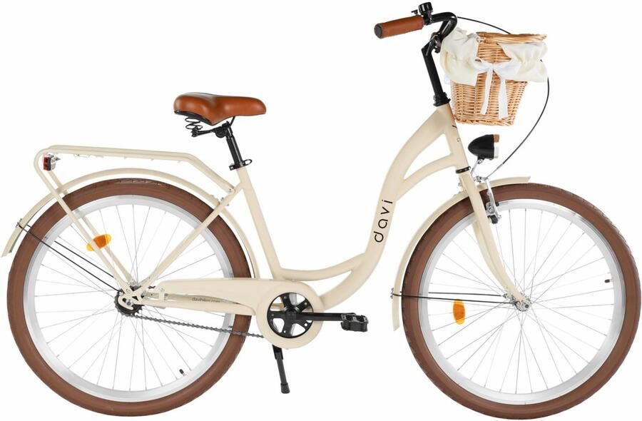 Davi Lila – Stadsfiets – 26 inch – 1 versnelling – Bruin