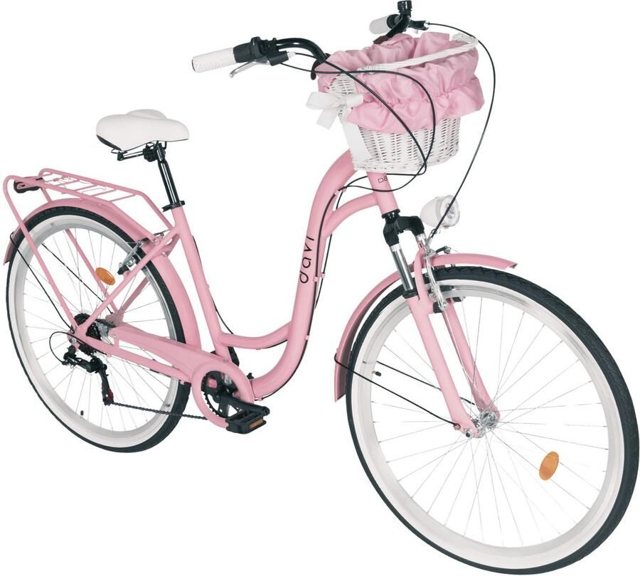 Davi Maria – Stadsfiets – 28 inch – 7 versnellingen – Roze