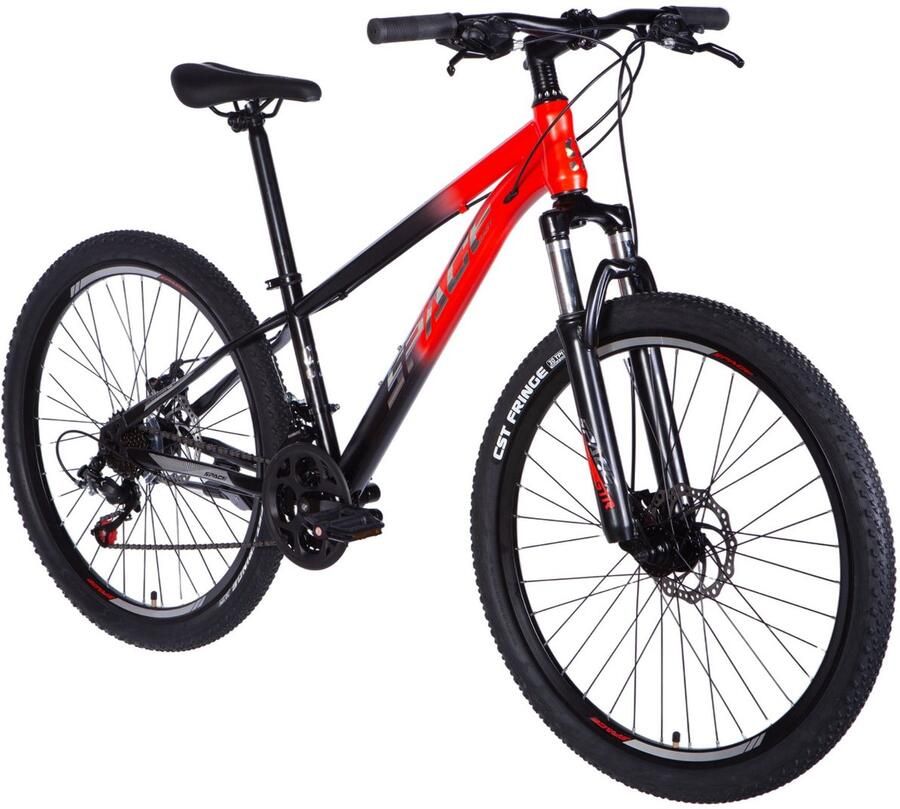 Davi Mars – Mountainbike – 26 inch – 21 versnellingen – Schijfrem – Voorvork met vering – Roşu Zwart