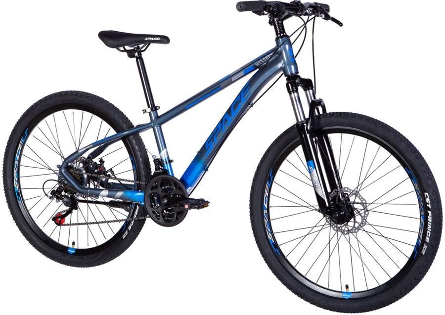Davi Mercury – Mountainbike – 26 inch – 21 versnellingen – Aluminium frame – Schijfremmen – Voorvork met vering – Blauw Grijs