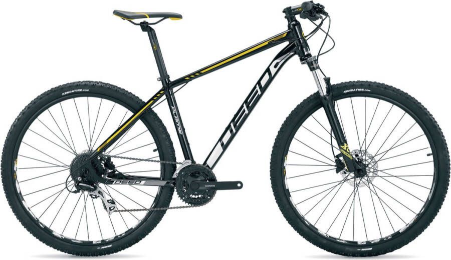 Deed FLAME 294 MTB 29 INCH H50 > 24 SPEED BLACK YELLOW