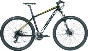 Deed FLAME 295 MTB 29 INCH H50 > 24 SPEED BLACK YELLOW