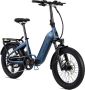 DERUIZ Elektrische Fiets Peridot Elektrische Vouwfiets 500Wh 25Ah Accu 140 km Bereik 250W Motor 20x3.0 Inch Fatbike Wielen Shi o 8 Versnellingen ​​Hydraulische Schijfrem LCD Display Elektrische Stadsfiets- Blauw - Thumbnail 2
