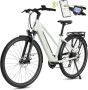 DERUIZ Elektrische Fiets Quartz-M Elektrische Stadsfiets 120 km Actieradius 483Wh 28 inch Shi o 8 Versnellingen Trapeziumframe Mechanische Schijfrem Inclusief Acculader & Gereedschap - Thumbnail 2