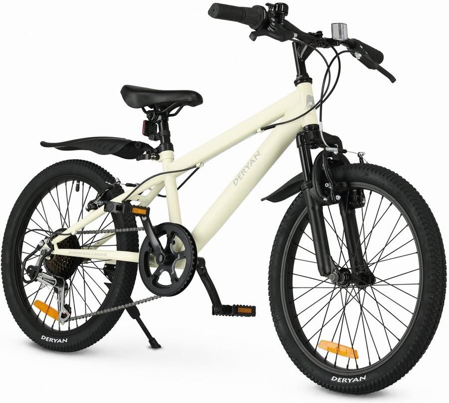 Deryan Kinder Mountainbike 20 Inch Verstelbaar Cream