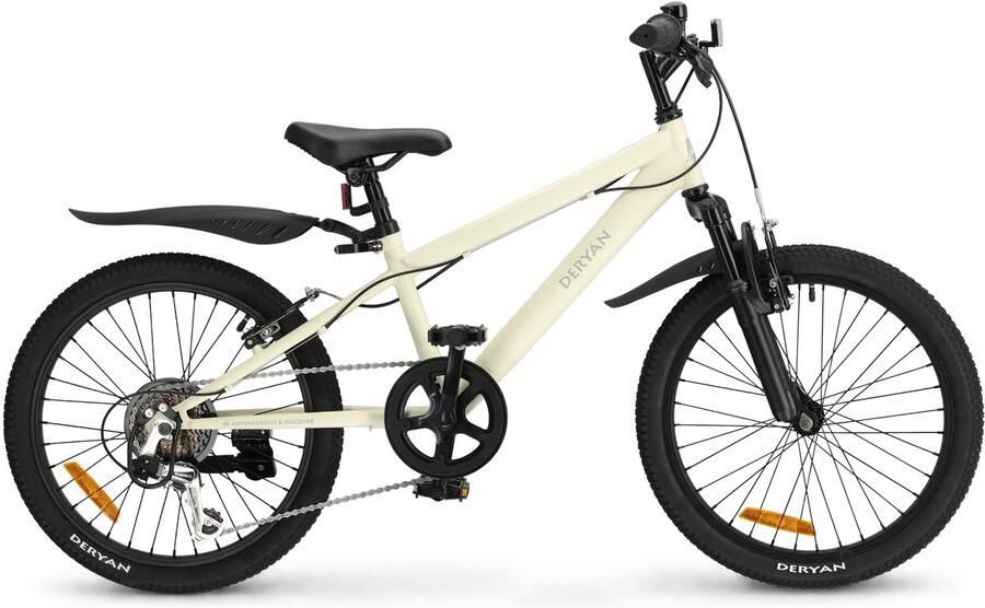 Deryan Kinder Mountainbike 20 Inch Verstelbaar Cream