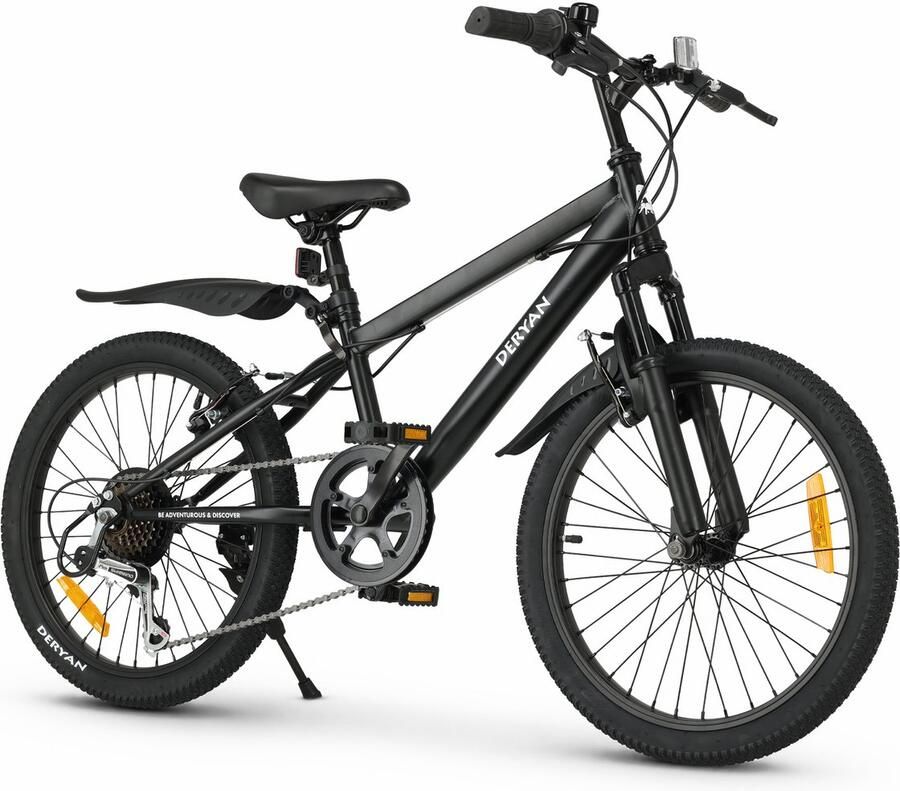 Deryan Kinder Mountainbike 20 Inch Verstelbaar Zwart