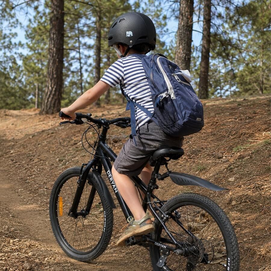 Deryan Kinder Mountainbike 20 Inch Verstelbaar Zwart