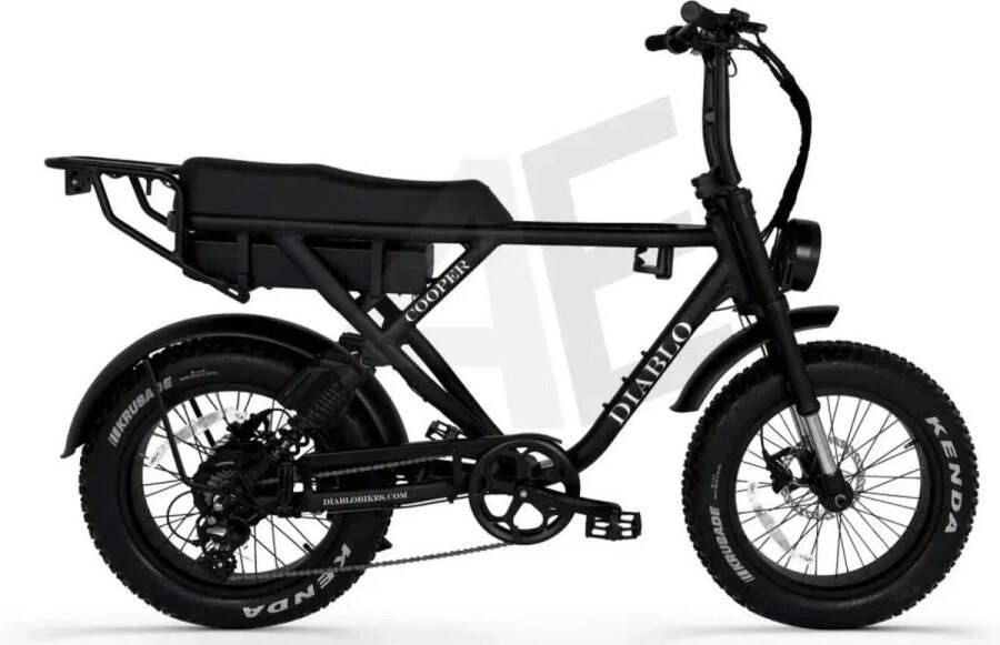 Diablo Cooper Fatbike 7RD Shi o Versnellingen en Hydraulische Rem Fashion Grey
