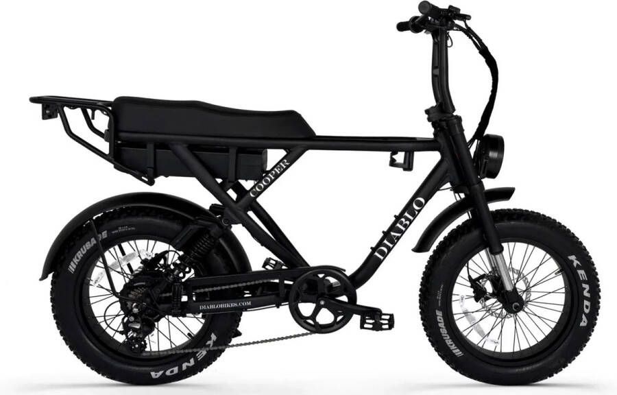 Diablo Cooper Fatbike Grijs 250W Elektrische Fatbike