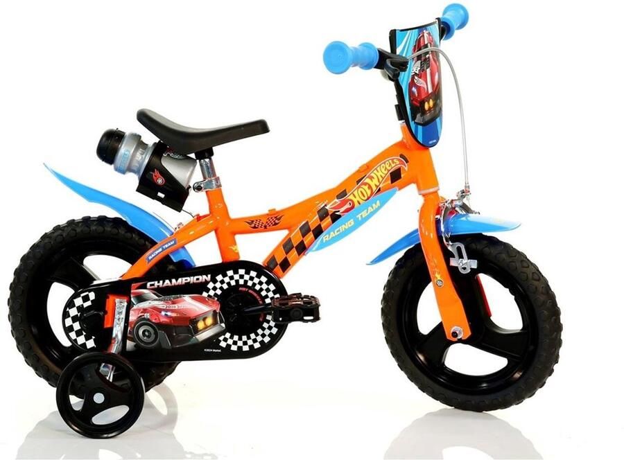 Dino Bikes Dino Kinderfiets Hot Wheels 12 inch